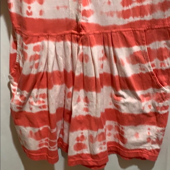 VINTAGE BLUE CACTUS KNIT ROMPER TYE/DYE SZ L COTTON - Picture 2 of 7